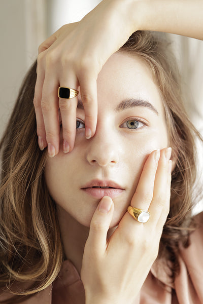 ホワイトストーンリング – BELE JAPAN